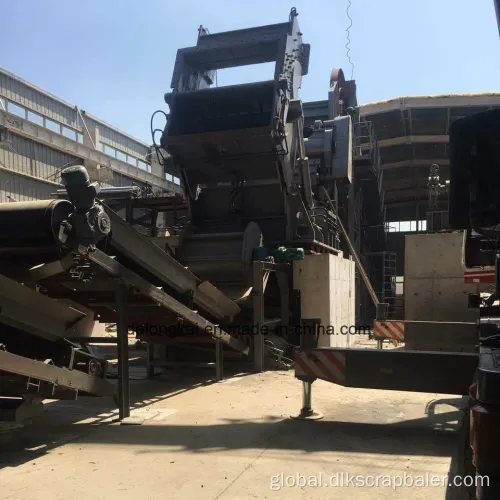 Steel Shredder Psx-8000 Scrap Metal Hydraulic Shredder Line Manufactory